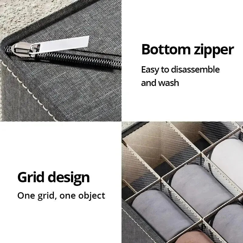 Drawer Organizer Set – Multi-Cell Closet Storage System