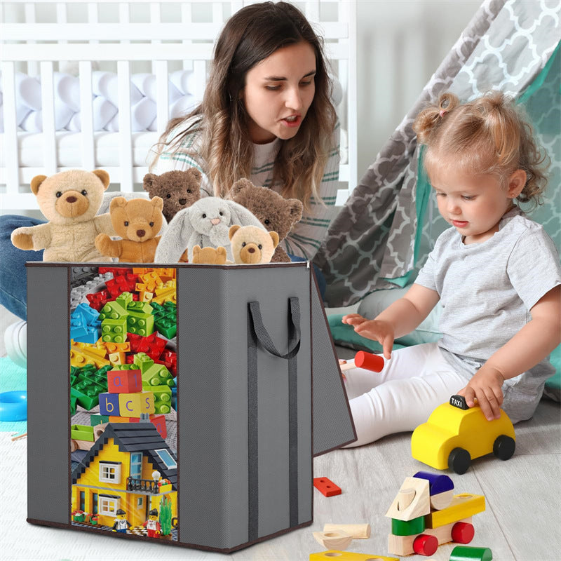 4-Pack Large Capacity Storage Bags – Heavy Duty Moving & Closet Organizer