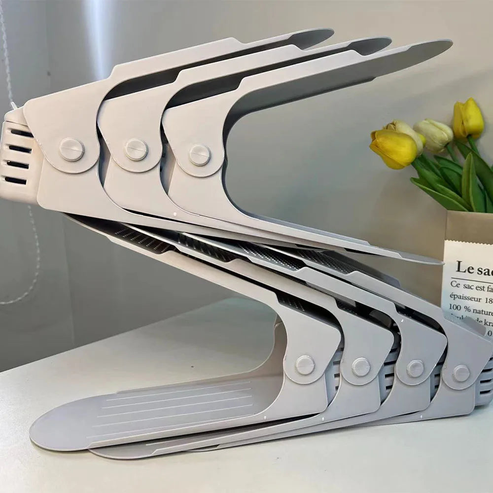 Adjustable Shoe Slot Organizer – Space-Saving Shoe Storage Solution