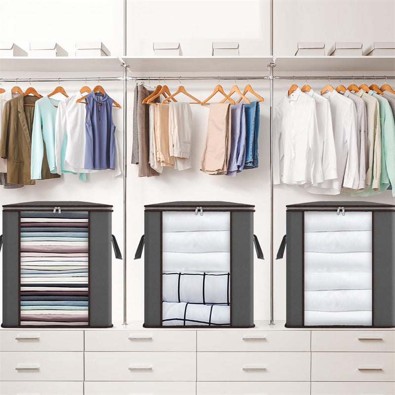 4-Pack Large Capacity Storage Bags – Heavy Duty Moving & Closet Organizer