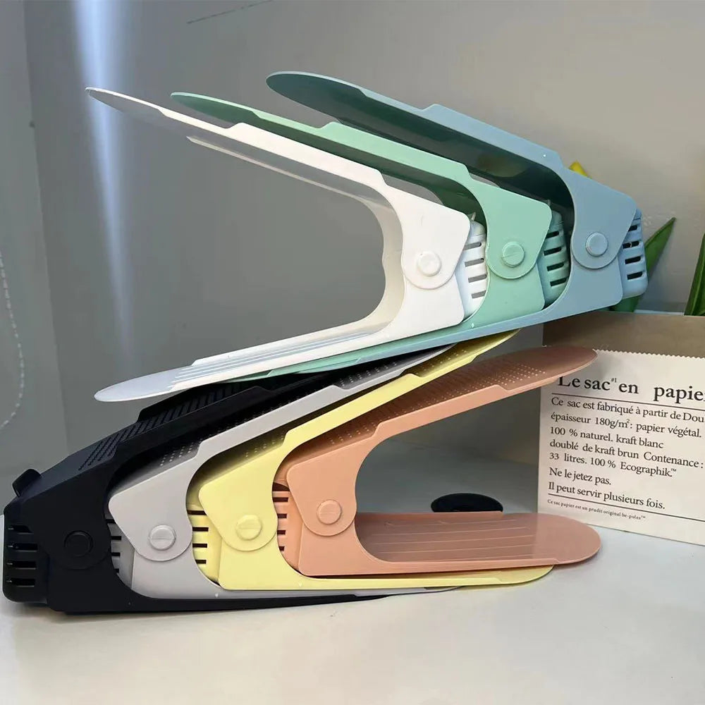 Adjustable Shoe Slot Organizer – Space-Saving Shoe Storage Solution