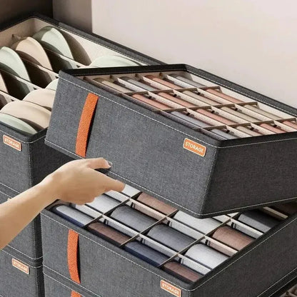 Drawer Organizer Set – Multi-Cell Closet Storage System