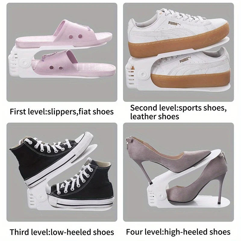 Adjustable Shoe Slot Organizer – Space-Saving Shoe Storage Solution