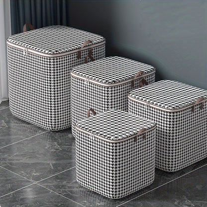 3-Piece Foldable Storage Bag Set – Large Capacity Organizer with Zipper & Handles.