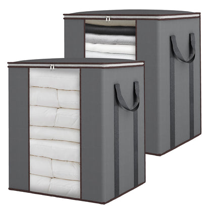 4-Pack Large Capacity Storage Bags – Heavy Duty Moving & Closet Organizer