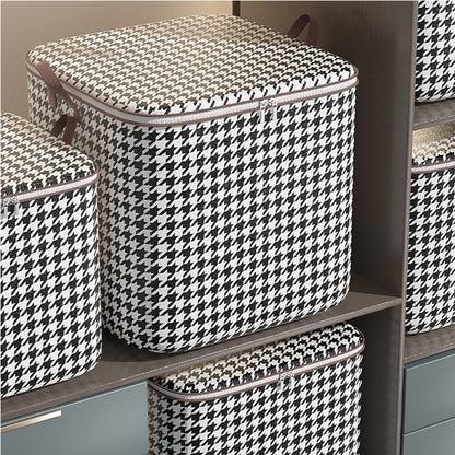 3-Piece Foldable Storage Bag Set – Large Capacity Organizer with Zipper & Handles.