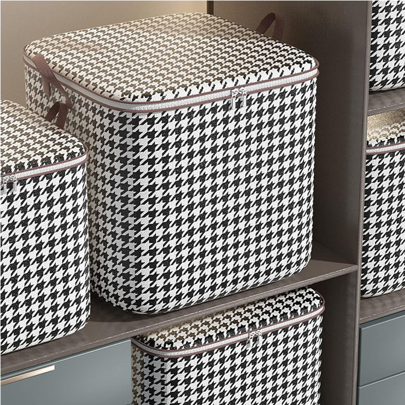 3-Piece Foldable Storage Bag Set – Large Capacity Organizer with Zipper & Handles.